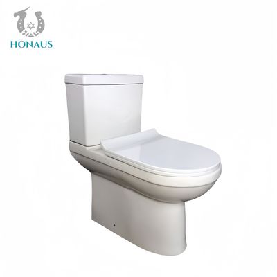 Mix. Pit Spacing 250-305mm Wash Down Flush System Two Piece Toilet Bowl In Ceramic White