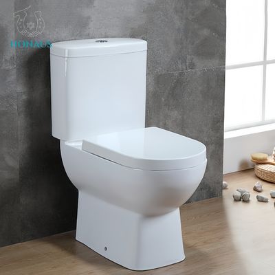 Mix. Pit Spacing 250-305mm Wash Down Flush System Two Piece Toilet Bowl In Ceramic White