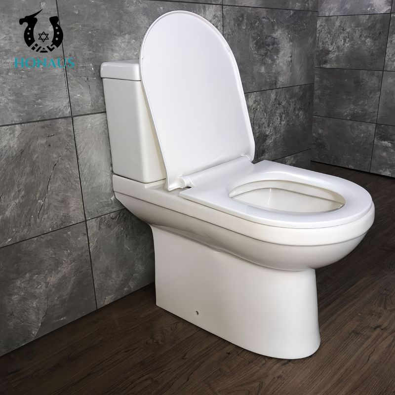 Temperature Burned Ceramic Two-Part Toilet Bowl With 766*376*720mm Size